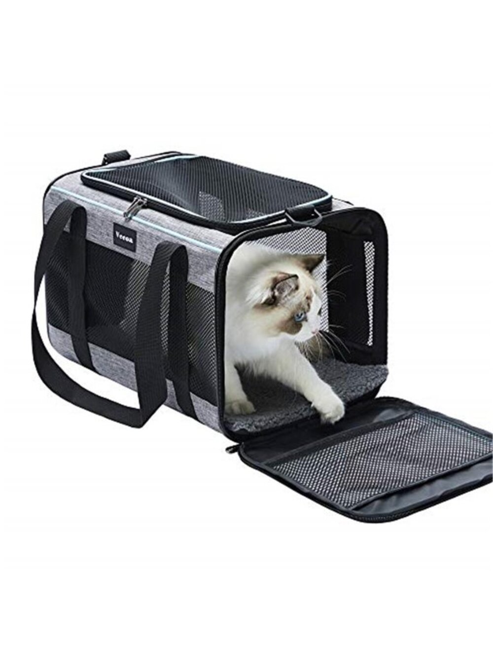 Cat, Dog Carrier for Pets Up to 16 Lbs, Soft-Sided Cat